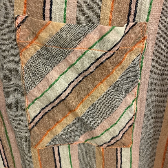 Anthropologie Multicolor Striped Sleeveless Tunic - Picture 4 of 5